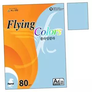 칼라색지 P31.연청색 A4 80g 25매 1권 특수 용지 인쇄 (KYR-WC97B79)