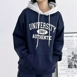 [라일리여성의류] Rly 우먼 우먼 후드스웨트 티탑 기모안감 롱슬리브 티