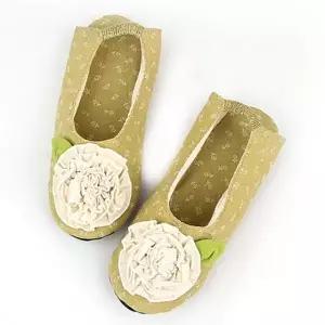 그린 실내 덧신 여성 거실용 신발 유치원 교사 실내화