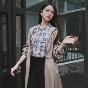 [케네스레이디](대전신세계)[BYLYNN] [케네스레이디] 아이비 체크 블라우스 EWBLPI0500