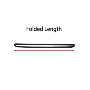 호환 1Pcs 단면 0.7mm 접힌 길이 12-102mm 카세트 테이프 드라이브용 사각형 고무 전송 벨트 워크맨 카운터