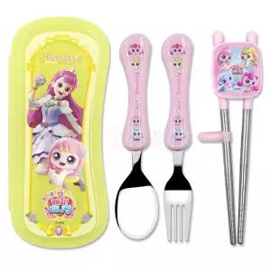 [오키즈]캐치티니핑6 수저포크케이스세트-아름핑 풀커버 교정용 YP5616 (T0003)