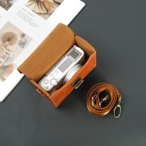 호환 카메라 가방 소형 크로스 바디 백 파우치 커버 보관 소니 ZV-1 MarkII 캐논 G7X RX100 어깨