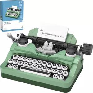 MEIST 레트로 타자기 빌딩 블록 세트 크리에이티브 콜렉티브 빈티지 장난감 귀여운 홈 데코레이션