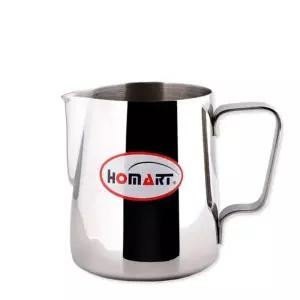 홈아트 눈금스팀피쳐 1000ml/바리스타/필수품/내열유리/에스프레소/샷잔/주둥이/손잡이/용량/확인/소스