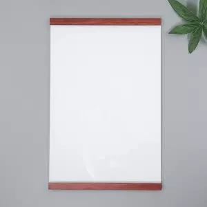 A4 디스플레이 보드 안내판 공고 세로형 자석형 부착식 엘베 메뉴 투명 아크릴