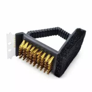 미니멀티 석쇠 청소 브러쉬 캠핑용 그릴솔 BBQ 숯불 착화 청소도구