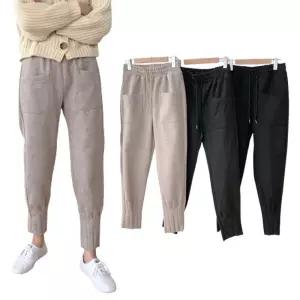 온나핏 베기팬츠 모직바지 모직팬츠 기모배기바지 CO