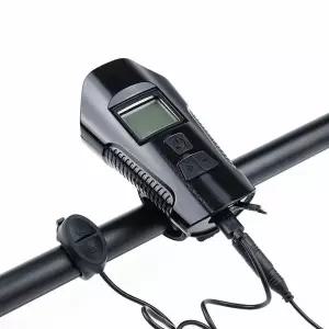 자전거용 경적 포함 속도계와 LED 라이트