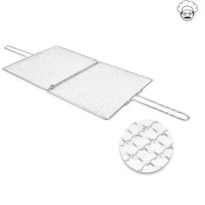 사각 겹석쇠 스텐 생선구이그릴 (대)