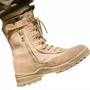 해병대군화 통기성 전투화 지퍼 워커 방수 등산화 전술 사막화 특전사