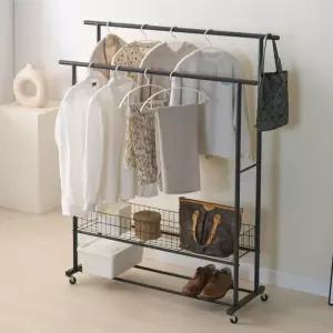 빨래건조대 3단이불건조대 창문 튼튼한 소형 라이트 아기 무타공 미니 수건 실내 대형 접이식