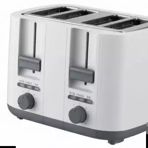 식빵토스트기 COMS 와이드슬롯 4구 토스터기 토스트기 굽기조절