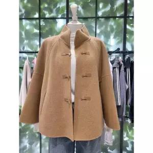 [듀엘](대전신세계)하이넥 케이프 반코트 D254MSG557