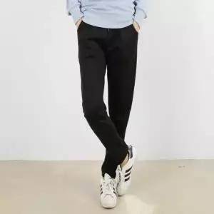 (색상-사이즈 블랙-free)여자 기모 세미 트레이닝 바지 운동복 츄리닝 헬스복