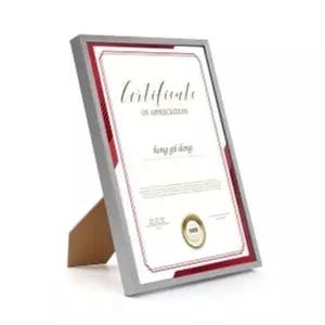 모던라인 평면 상장액자(A4) (그레이) 자격증액자 (KYR-WC7D530)