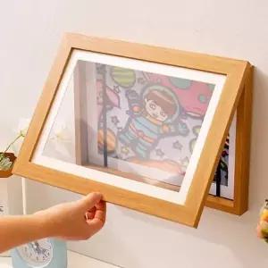 A3 그림 액자 원목 나무 액자틀 사진 수납 DD-13292 (KYR-WFKB012)