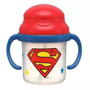 스케이터 캐릭터 스트로 양손잡이 유아동 머그컵 230ml (슈퍼맨)/빨대컵/보온성좋은/유아빨대컵