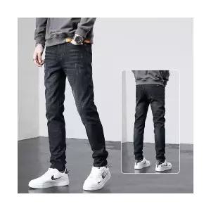 남자 슬림 봄 청바지 일자핏 핫 스판 데님팬츠 핏팬츠 통기성 스키니 M스포5