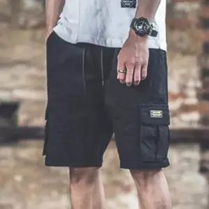 남성용 캐주얼 카고팬츠 작업복 반바지 여름 바지