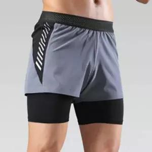 [골드스마일]사선포인트 지퍼포켓 스포츠 레깅스 반바지 운동복