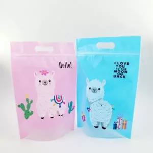 캐릭터 디자인 선물용 투명 지퍼봉투