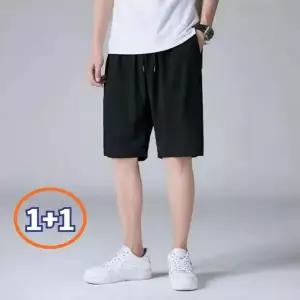 [셀러에이드]남성용 여름 쿨 스판 5부 아이스 팬츠 쾌적 반바지