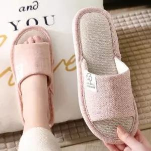 린넨 거실용 슬리퍼 매력적인 실내화 WFIKTPP