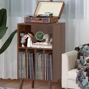 LP 원목 선반 용 빈티지 수납장 콘솔 레코드판