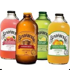 과즙음료 12병 핑크자몽 진저비어 레몬라임 망고 분다버그375ml