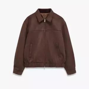 솔저스여성 추동 스트리트 스웨이드 질집업 코트 OPH4