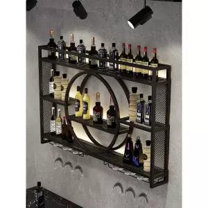 벽선반 벽걸이 철제 와인잔 가구 인테리어 와인랙 보관 진열대 위스키 선반