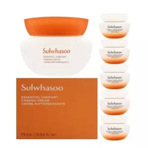 설화수 탄력크림 75ml +15ml(5개) 어머니 부모님 선물 피부 보습 영양 수분 케어