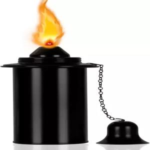 줄러질 토치 교체용 캐니스터(16온스). 리필용 캐니스터 대나무 연료 캔 시트로넬라 테이블탑 야외 파티오