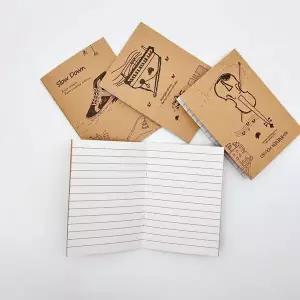 [에이치플러스몰]WL 크라프트 미니수첩 4+1 A7 노트4권세트 휴대용수첩 메모수첩