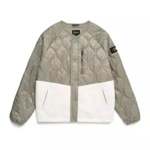 공식 내셔널지오그래픽 N224UFJ902 플리스 우븐 믹스 세미 오버핏 자켓 IVORY 1485930