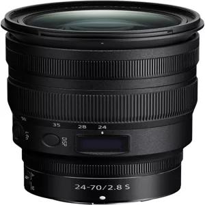 Nikon NikKOR Z 24-70mm f/2.8 S 시리즈 미러리스 카메라용 전문 대형 조리개 중거리 줌 렌즈 USA 모델