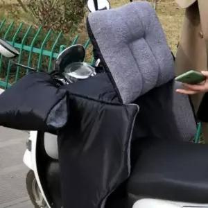 오토바이 스쿠터 담요 가리개 바람막이 방수 캐노피 플리스 핸들커버 퓨어블랙 특수 모델