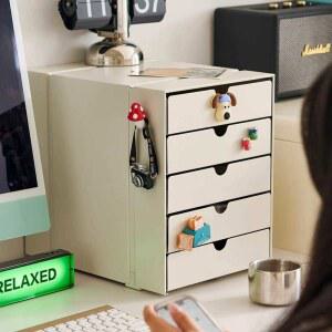 USM 철제 모듈 5단 모듈서랍 2개 높은 usmhaller 사무실 1X3 다용도