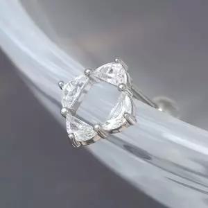 [라울스톤] 스퀘어 큐빅 써지컬 스틸 패션 피어싱