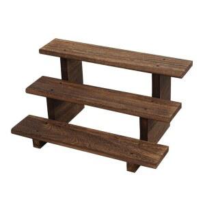 계단형 선반 미니 원목 거실 사다리 화분선반 소품 계단 48cm 사다리꼴 2종 상품