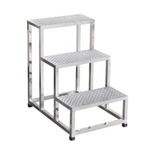 계단식발판 알루미늄 스텐 사다리 휴대용 깊이 도배 올스텐 작업용 안전 2단 광폭