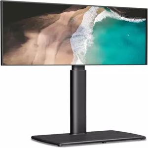 32~70인치 TV용 회전식 바닥 TV 스탠드 튼튼한 나무 받침대가 있는 높은 유니버설 마운트 구석 침실 거실