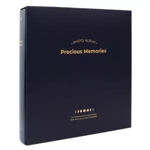 점착식 포토앨범 4R 블루 색상 성장앨범 수집용 앨범