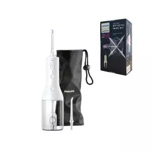 필립스 소닉케어 3000 시리즈 무선 휴대용 구강세정기 HX3826/31 화이트