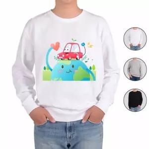 [하프클럽/알티피아]맨투맨 전색상 같이타요 전기차 그린카 a1 프린트셔츠