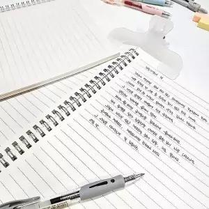 반투명 PVC 커버 B5 스프링 캠퍼스 줄노트 공책