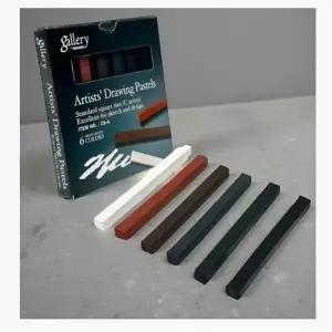 목탄화 자연 목탄 찰필 압축 가루 파버카스텔 수성 흑연 각콘테 드로잉 크로키