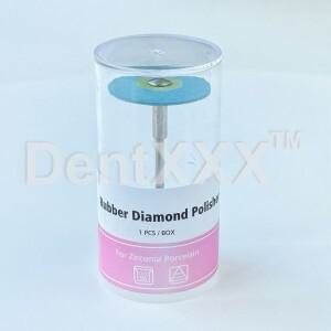 도자기 지르코니아용 고무 다이아몬드 폴리셔 휠 디스크 1개 26mm 실험실