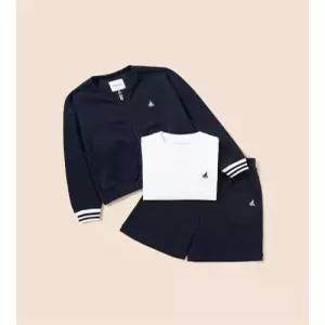 FE715751-E9B 빈폴 키즈 집업 자켓 & 반바지 반소매 3PCS 상하세트 네이비 (BI5741U01R)
